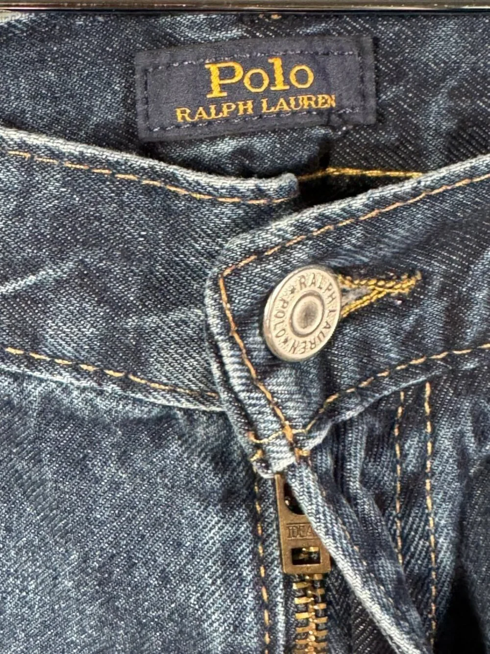 Polo Ralph Lauren Jeans Mens 34x30 Blue Sullivan Slim Dark Wash Denim $125